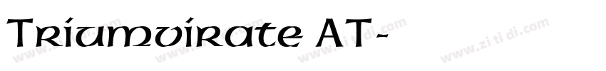 Triumvirate AT字体转换